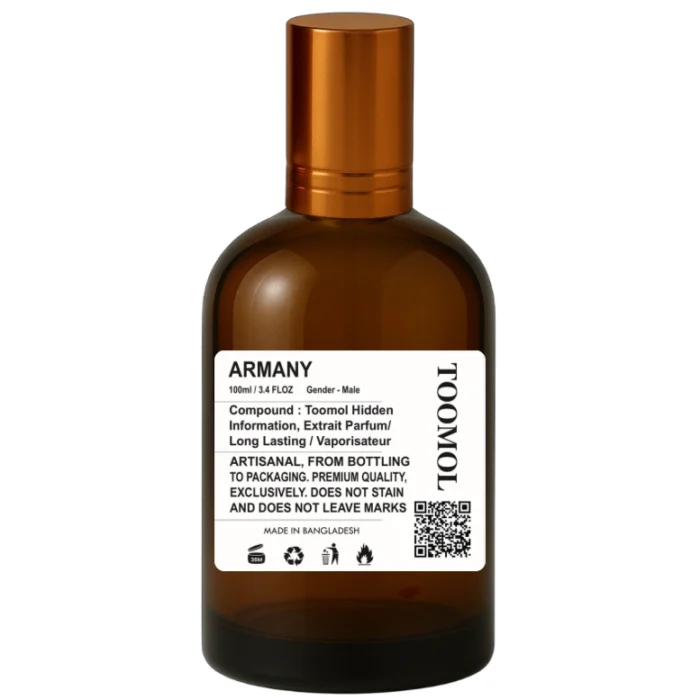 ARMANY ( Stronger with u) 100ml - Image 3